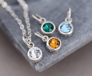 Crystal Birthstone Necklaces